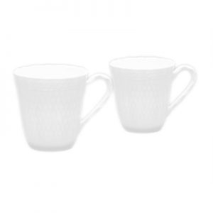 Noritake Cher Blanc Mug Set of 2 295ml