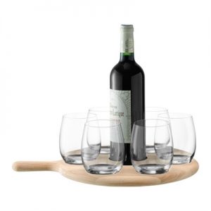 LSA Paddle Water & Wine Serving Set