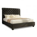 Peppa Ii Velvet Upholstered Slat Bed Frame