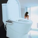 Non-Electric Toilet Bidet Seat Attachable Washlet