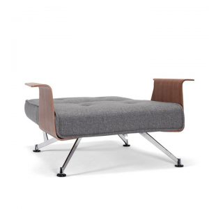 Clubber Chair With Walnut Arms - Innovation Living