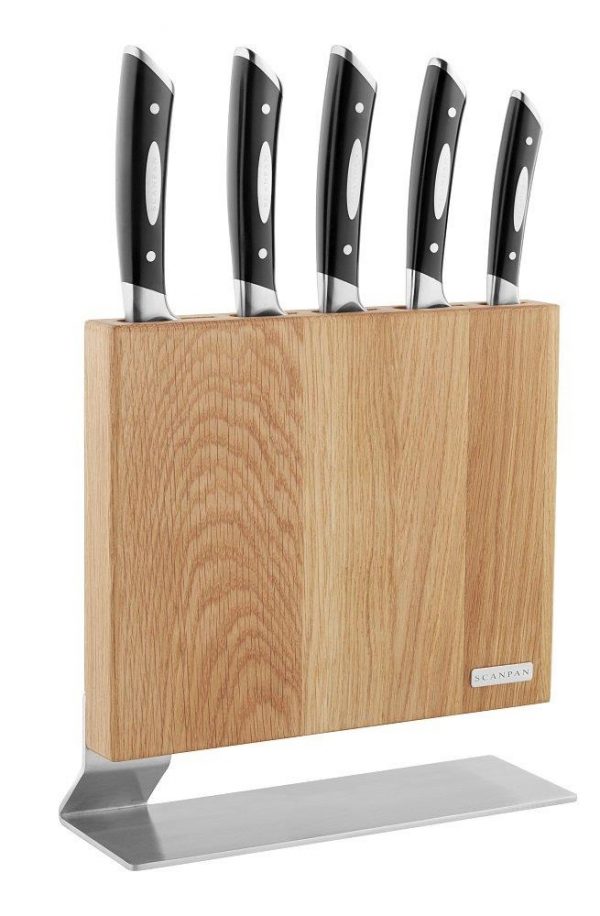 Scanpan Kattegat Knife Block Set of 6 Oak