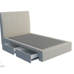 Dyron Custom Upholstered Bed With Choice Of Storage Base