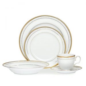 Noritake Hampshire Gold 20 Pieces Dinner Set