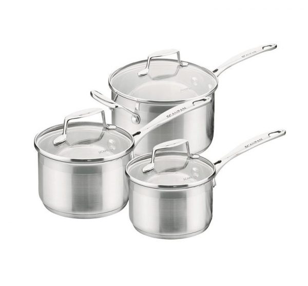 Scanpan Impact Saucepan 3 Piece Set