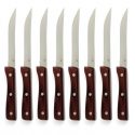 Tablekraft Pakkawood Pointed Steak Knife Set of 8 Jumbo