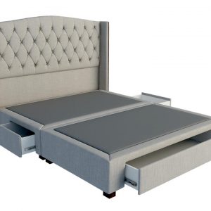 Newport Custom Upholstered Bed Frame With Choice Of Storage Base