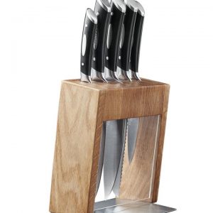 Scanpan Kalo Knife Block Set of 6 Oak